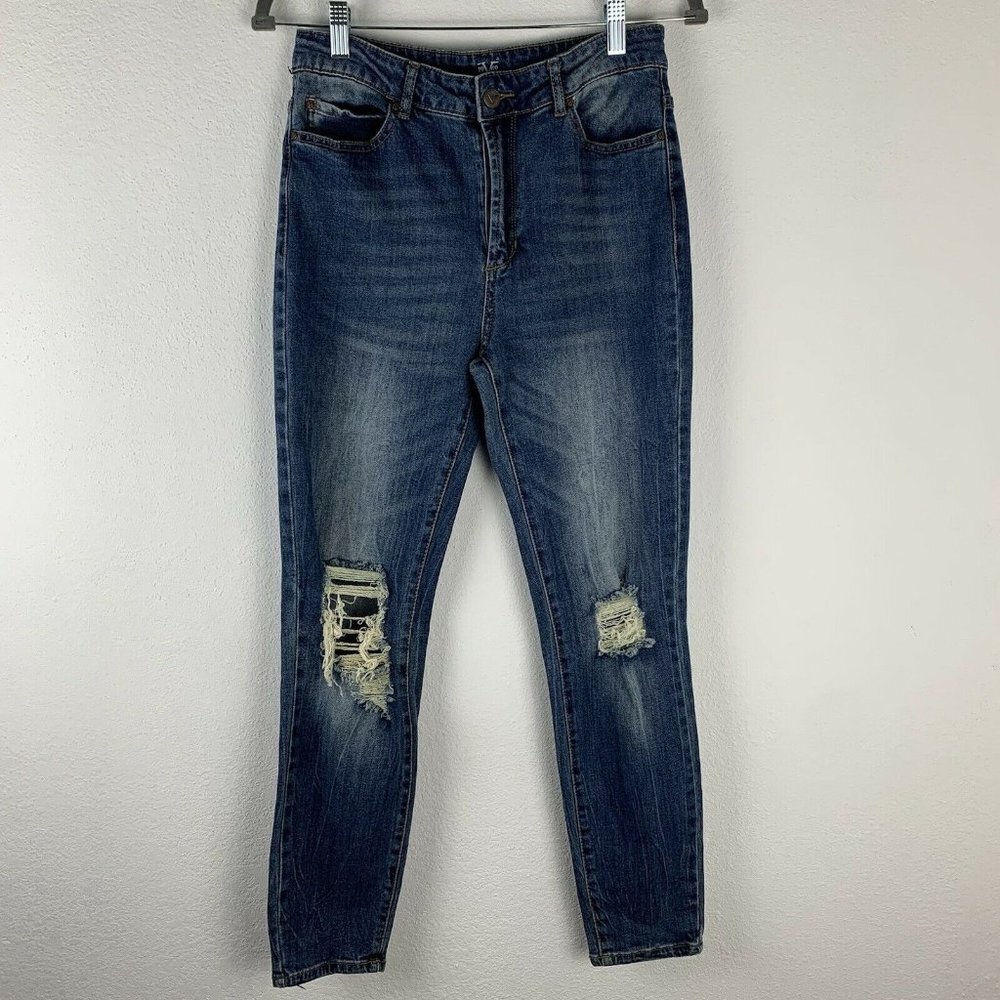 Versace 19-69 abbigliamento Sportivo Women's 27/4 Distressed Denim Jeans